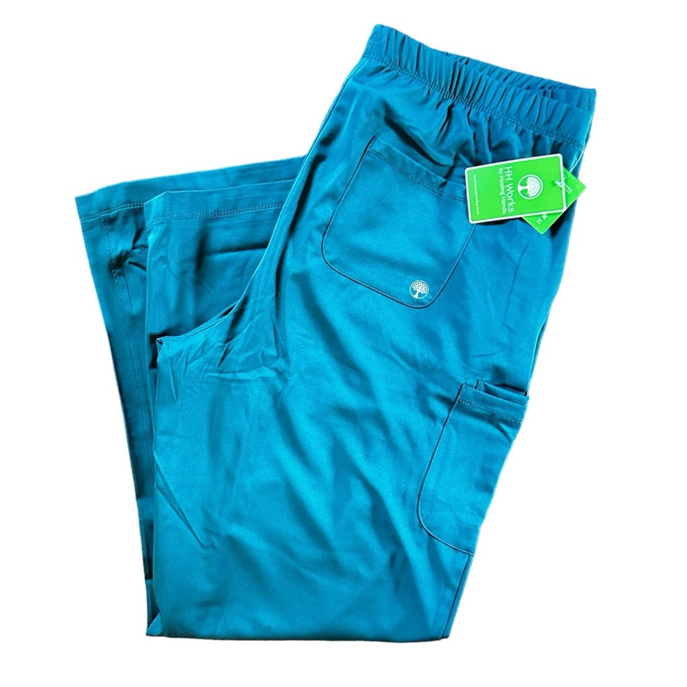Caribbean blue scrub pants